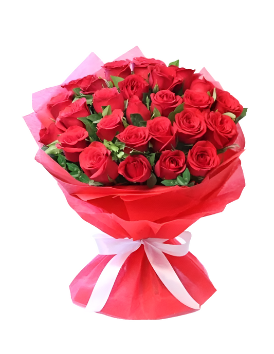 25 Red Roses Beutiful Bouquet